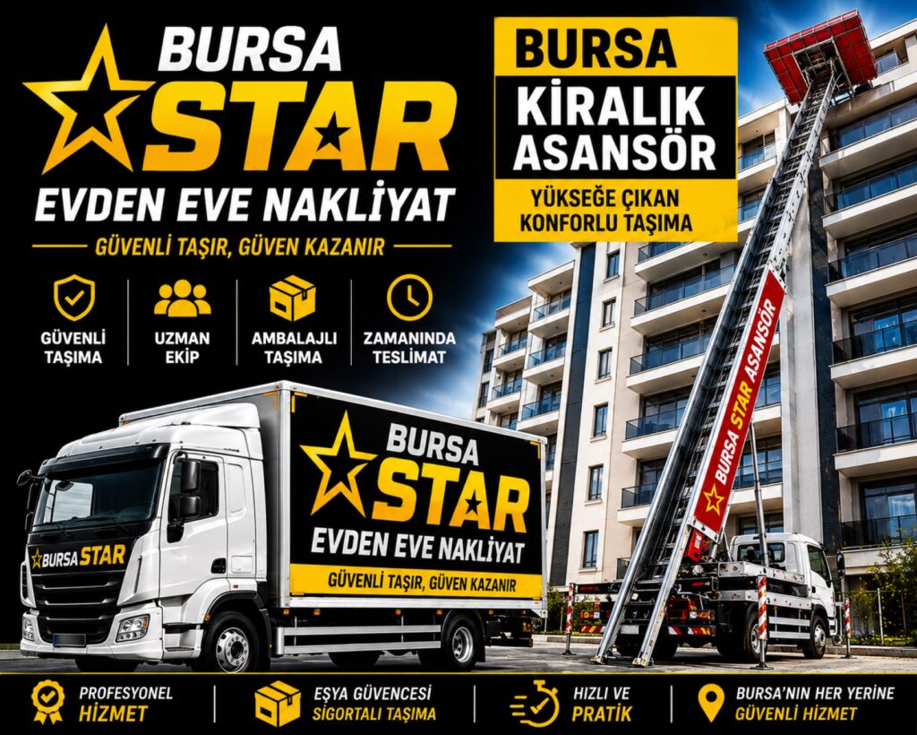 Bursa’da profesyonel kiralık asansör hizmeti arıyorsanız doğru yerdesiniz! Ev taşıma, ofis taşıma ve yüksek kat eşya transferlerinde güvenli ve hızlı çözümler sunuyoruz. Deneyimli ekibimiz ve modern asansör sistemlerimizle eşyalarınızı sorunsuz şekilde taşıyoruz.